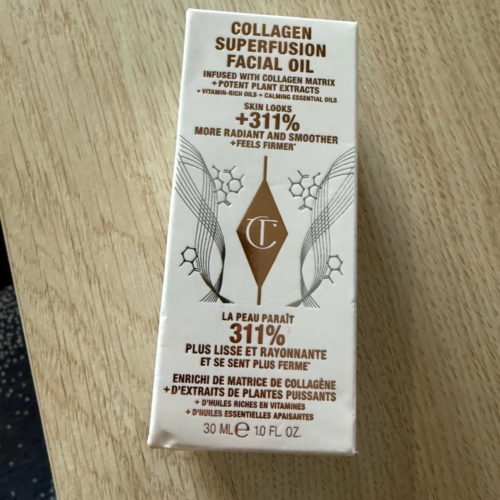 $85 New Charlotte Tilbury Collagen Superfusion Facial Oil - 30mL